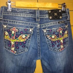 Distressed Miss Me Bootcut Jeans